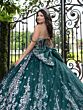 House of Wu 56533 Sheer Cape Bow Back Sweet 16 Dress