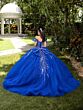 House of Wu 56535 Ruffle Sleeve Off-The-Shoulder Sweet 16 Gown