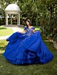 House of Wu 56535 Ruffle Sleeve Off-The-Shoulder Sweet 16 Gown
