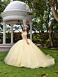 House of Wu 56535 Ruffle Sleeve Off-The-Shoulder Sweet 16 Gown