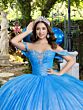 House of Wu 56537 Draped Bodice Beaded Neck Sweet 16 Gown