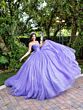 House of Wu 56537 Draped Bodice Beaded Neck Sweet 16 Gown