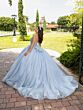 House of Wu 56538 Bow Accent Illusion Bodice Sweet 16 Gown