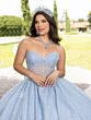 House of Wu 56538 Bow Accent Illusion Bodice Sweet 16 Gown