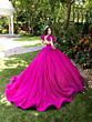 House of Wu 56538 Bow Accent Illusion Bodice Sweet 16 Gown