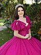House of Wu 56538 Bow Accent Illusion Bodice Sweet 16 Gown