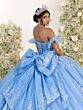 House of Wu 56553 Bow Back Ruffle Sleeve Dress