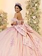 House of Wu 56553 Bow Back Ruffle Sleeve Dress