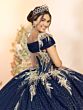 House of Wu 56555 Chapel Train Beaded Bodice Dress