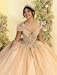 House of Wu 56555 Chapel Train Beaded Bodice Dress