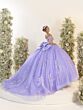 House of Wu 56556 Chapel Train Off The Shoulder Dress