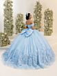 House of Wu 56557 Bow Back Off The Shoulder Dress