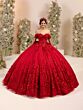 House of Wu 56557 Bow Back Off The Shoulder Dress