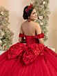 House of Wu 56557 Bow Back Off The Shoulder Dress