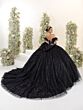 House of Wu 56558 Plunging Neckline Lace-Up Dress