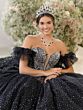 House of Wu 56558 Plunging Neckline Lace-Up Dress