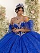 House of Wu 56561 Bow Back Beaded Bodice Dress