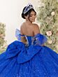 House of Wu 56561 Bow Back Beaded Bodice Dress
