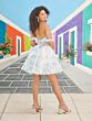 Tiffany Homecoming 27422 Floral Print Corset Dress