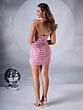 Tiffany Homecoming 27471 Metallic Tweed Strapless Dress