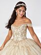 House of Wu 56463 Basque Waist Off The Shoulder Quinceanera Dress