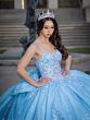 House of Wu LizLou 26086 Back Bow Spaghetti Strap Quinceanera Gown