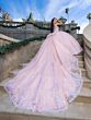 House of Wu LizLou 26086 Back Bow Spaghetti Strap Quinceanera Gown