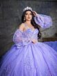 House of Wu LizLou 26086 Back Bow Spaghetti Strap Quinceanera Gown