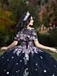 House of Wu LizLou 26088 Sweetheart Neck Sheer Train Quince Dress