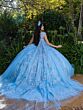 House of Wu LizLou 26089 3-Way Neck Removable Skirt Quince Dress