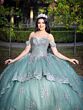 House of Wu LizLou 26090 Royal Train Sweetheart Neck Quince Gown