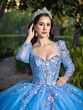 House of Wu LizLou 26093 Illusion Sleeve Long Train Sweet 16 Gown