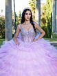 House of Wu LizLou 26095 Beaded Bodice Tiered Skirt Quinceanera Dress