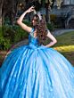 House of Wu LizLou 26098 Slim Strap Corset Bodice Sweet 16 Gown