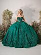 House of Wu 26120 Removable Sleeves Corset Top Dress