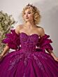 House of Wu 26123 Bow Back Illusion Corset Dress