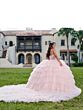 House of Wu 26071 Detachable Train Corset Top Quinceanera Dress