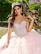 House of Wu 26071 Detachable Train Corset Top Quinceanera Dress