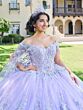 House of Wu 26074 Removable Cape Lace Quinceanera Gown - Stock Only
