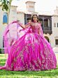 House of Wu 26075 Bow Back With Detachable Train Quince Dress