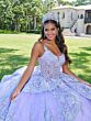 House of Wu 26077 Sweetheart Neck Shoulder Cape Quince Gown