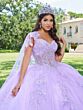 House of Wu 26079 Basque Waist Detachable Cape Sweet 16 Dress
