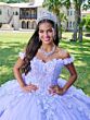 House of Wu 26080 Lace-Up Bow Back Sweet 16 Dress