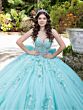 House of Wu 26100 Beaded Bodice Off-The-Shoulder Quinceanera Gown