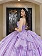 House of Wu 26101 Removable Train Sweetheart Neck Quinceanera Gown