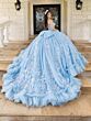 House of Wu 26101 Removable Train Sweetheart Neck Quinceanera Gown