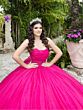 House of Wu 26102 Sweetheart Neck Gauntlet Sleeve Quinceanera Gown