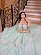 House of Wu 26103 Beaded Neck Removable Skirt Quinceanera Gown