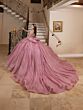 House of Wu 26104 Off-The-Shoulder Back Bow Sweet 16 Dress