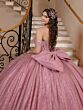 House of Wu 26104 Off-The-Shoulder Back Bow Sweet 16 Dress